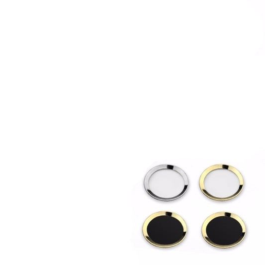 Home Button Sticker Aluminium Metal Round for iPhone