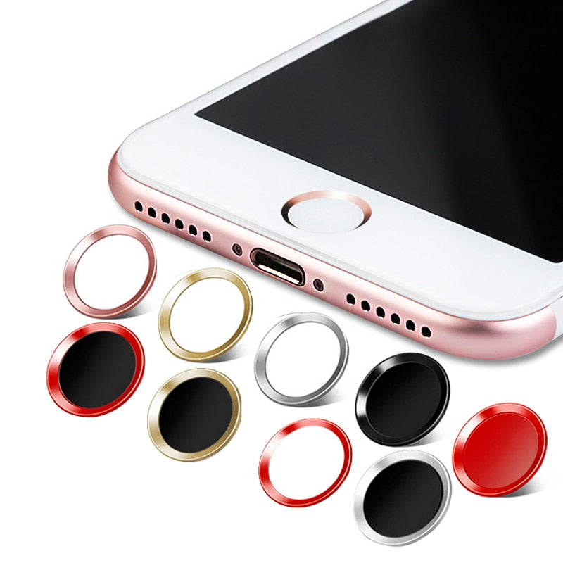 Home Button Sticker Support Protector Fingerprint Unlock Touch Key ID Keypad Keycap iPhone