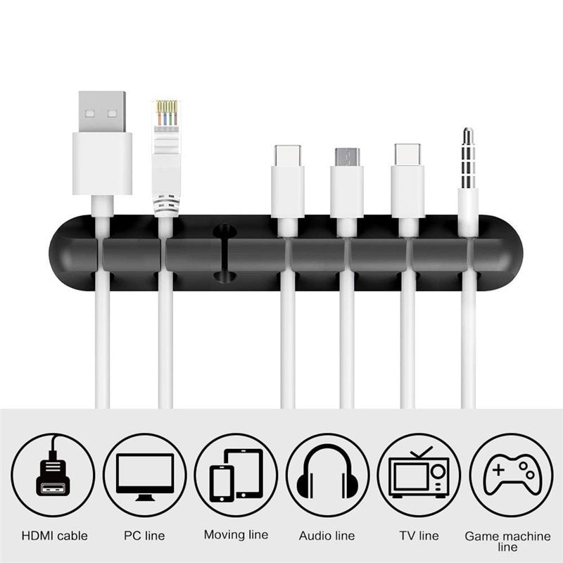 Silicone Cable Organiser Holder