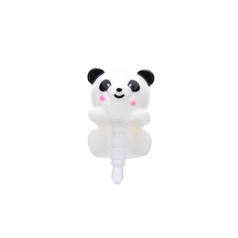 3.5mm Headphones Dust Plug Cute Papa Panda Dustproof Plugs