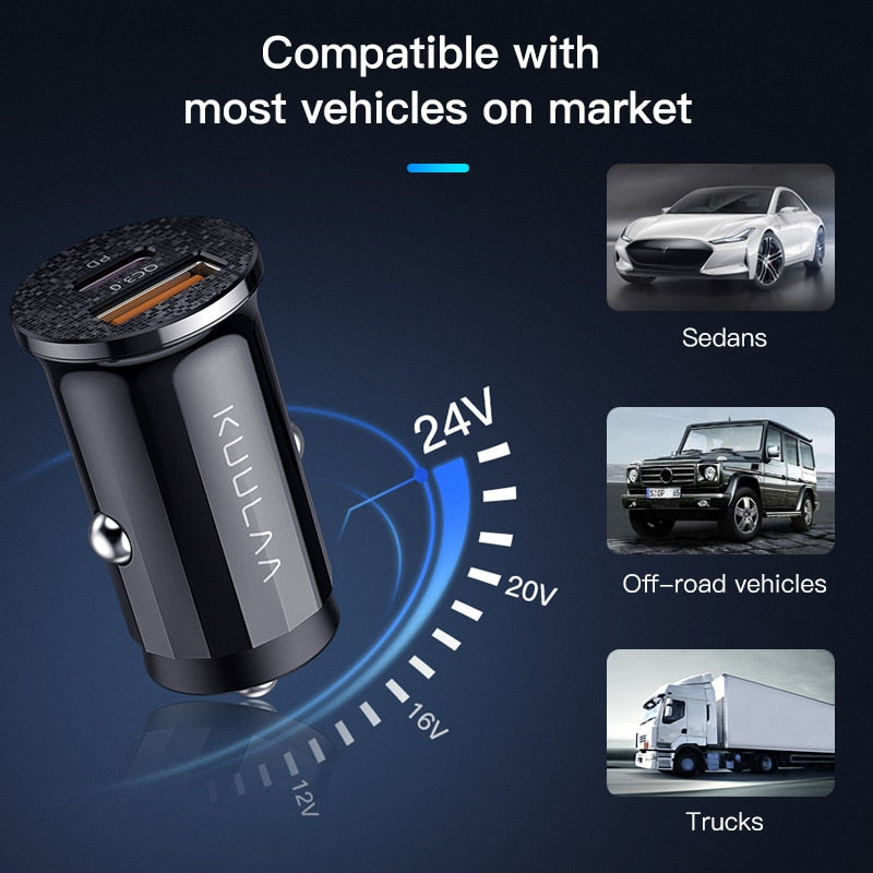 USB Car Quick-Charge Charger