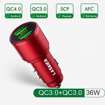 Quick Charge 3.0 36W USB Car Charger