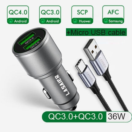 Quick Charge 3.0 36W USB Car Charger