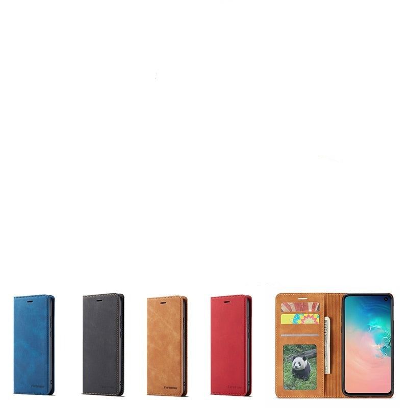 Leather Flip Case for Samsung A50/A60/A70
