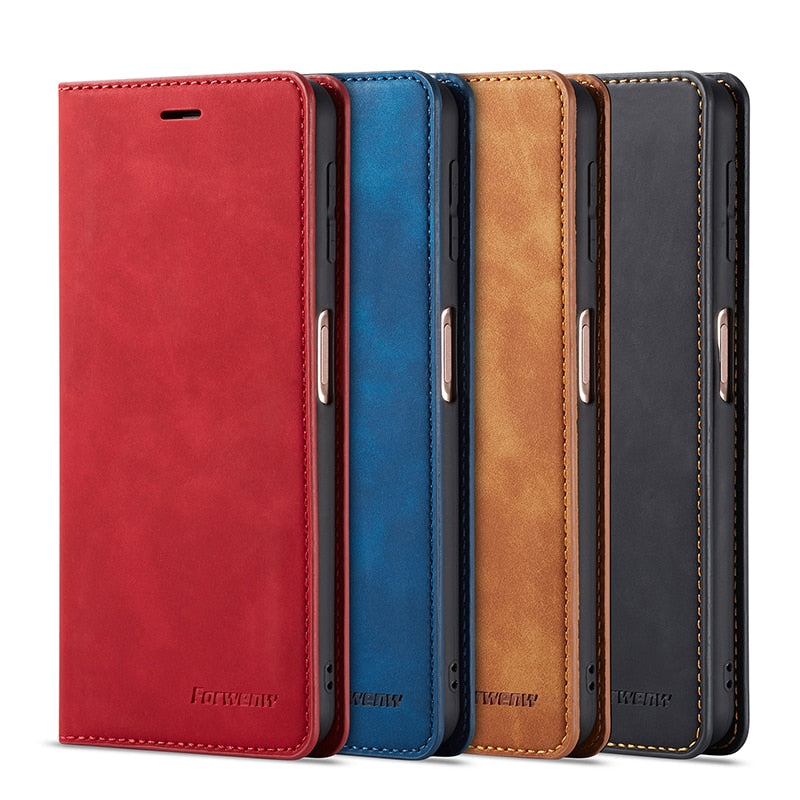Leather Flip Case for Samsung Note