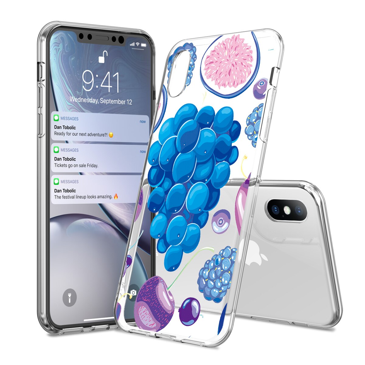 Phone Case for iPhone 11 Pro 6 6s 7 8 Plus X XR XS Max 5 5s SE Fashion Cute Cartoon Fruit Lemon Pineapple