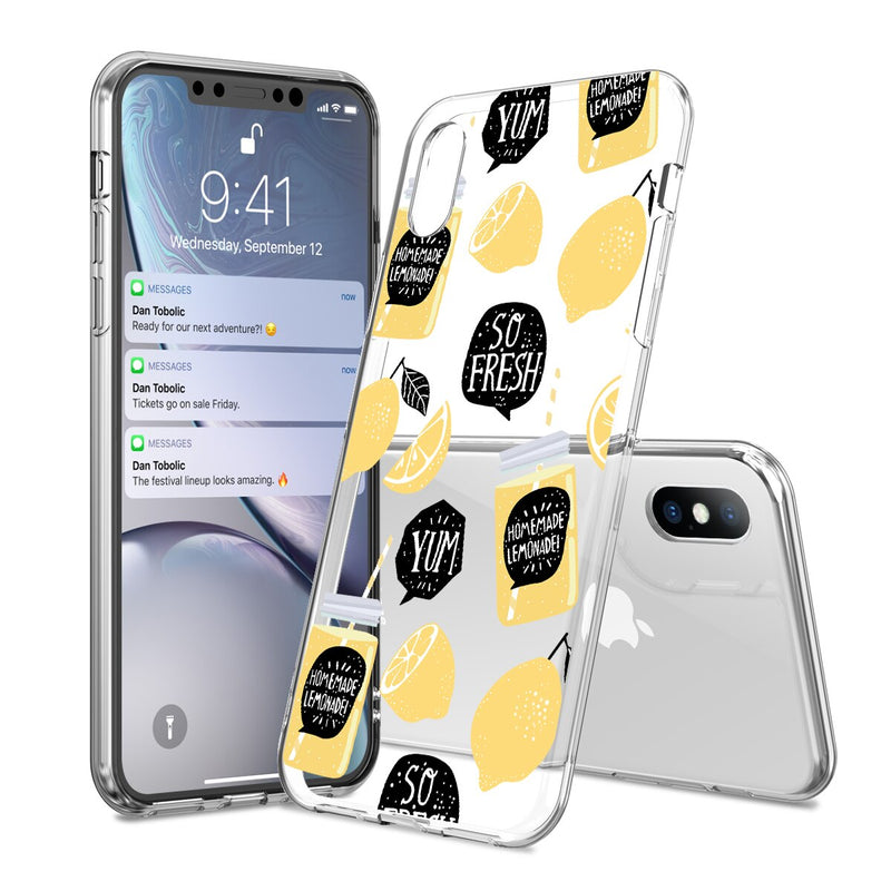Phone Case for iPhone 11 Pro 6 6s 7 8 Plus X XR XS Max 5 5s SE Fashion Cute Cartoon Fruit Lemon Pineapple