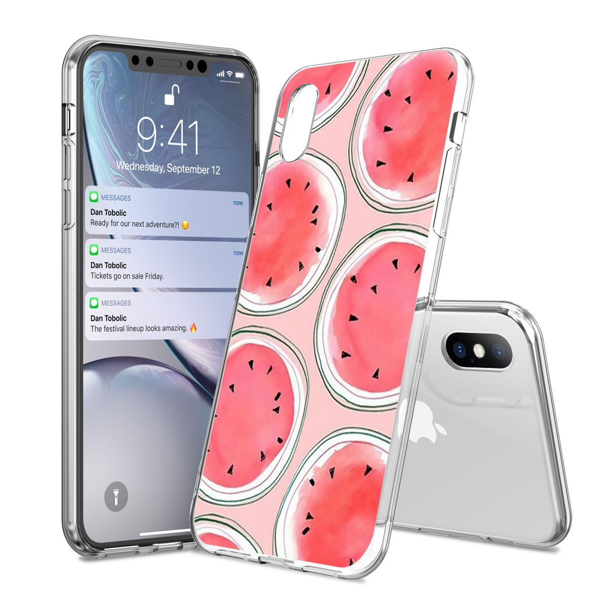 Phone Case for iPhone 11 Pro 6 6s 7 8 Plus X XR XS Max 5 5s SE Fashion Cute Cartoon Fruit Lemon Pineapple