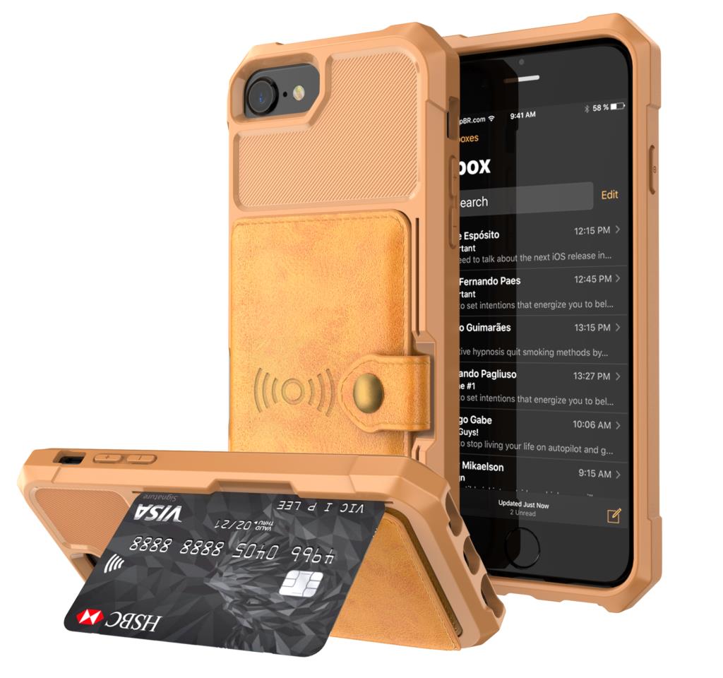 Luxury PU Leather Wallet Case for iPhone 6/6s/7/8/X/XR/XS Max Plus