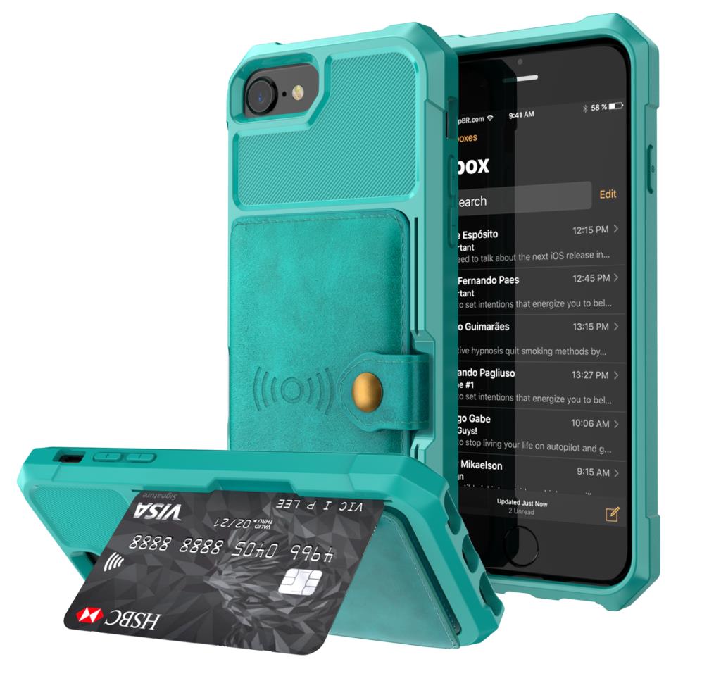 Luxury PU Leather Wallet Case for iPhone 6/6s/7/8/X/XR/XS Max Plus