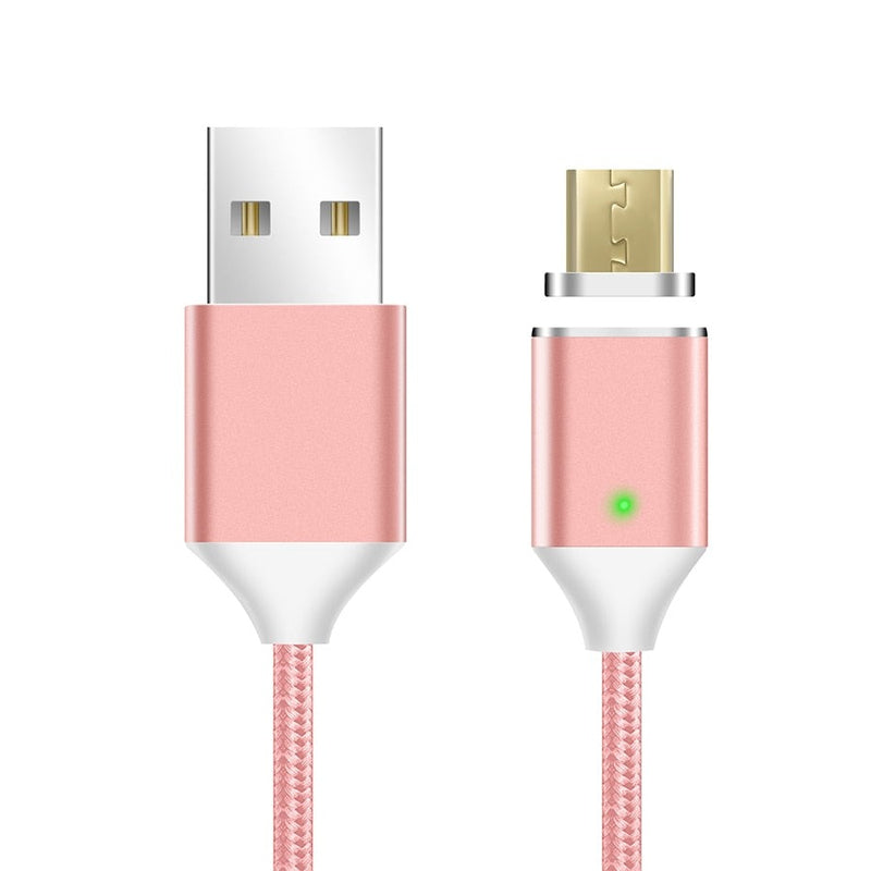 Magnetic Cable Mantis Nylon Braided Micro USB Magnet Cable Fast Charging Data Sync Charger Cable for