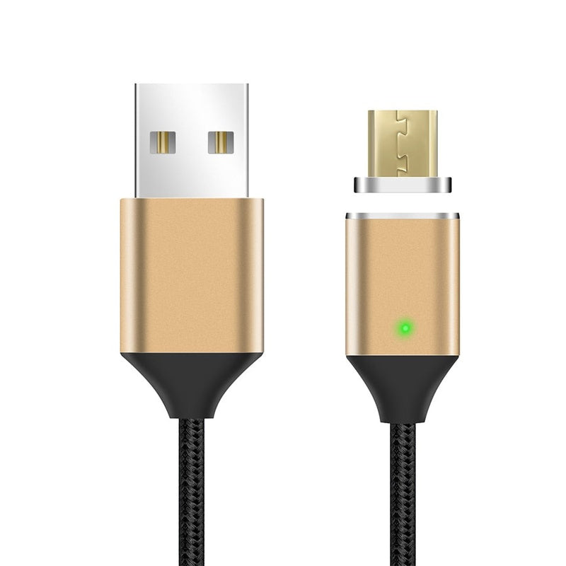 Magnetic Cable Mantis Nylon Braided Micro USB Magnet Cable Fast Charging Data Sync Charger Cable for