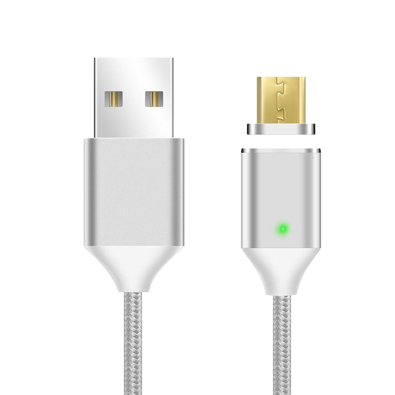 Magnetic Cable Mantis Nylon Braided Micro USB Magnet Cable Fast Charging Data Sync Charger Cable for