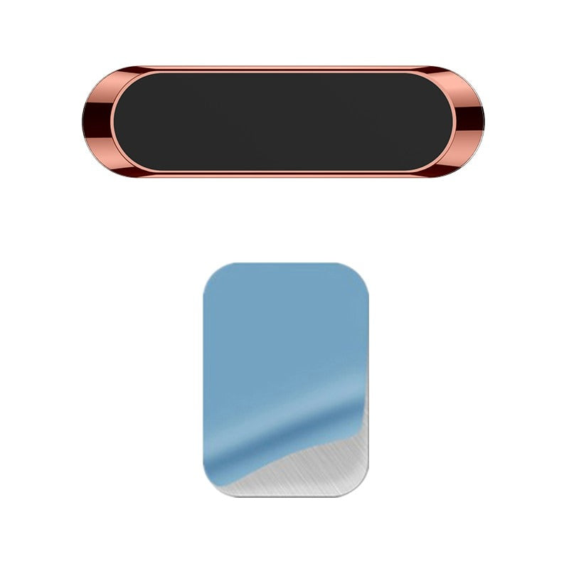 Magnetic Car Phone Holder Dashboard Mini Strip Shape Stand Metal Magnet