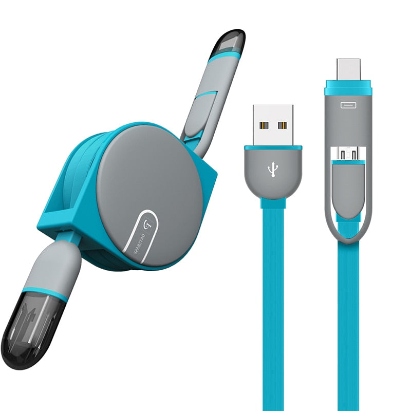 2-in-1 Micro USB Cable for Samsung