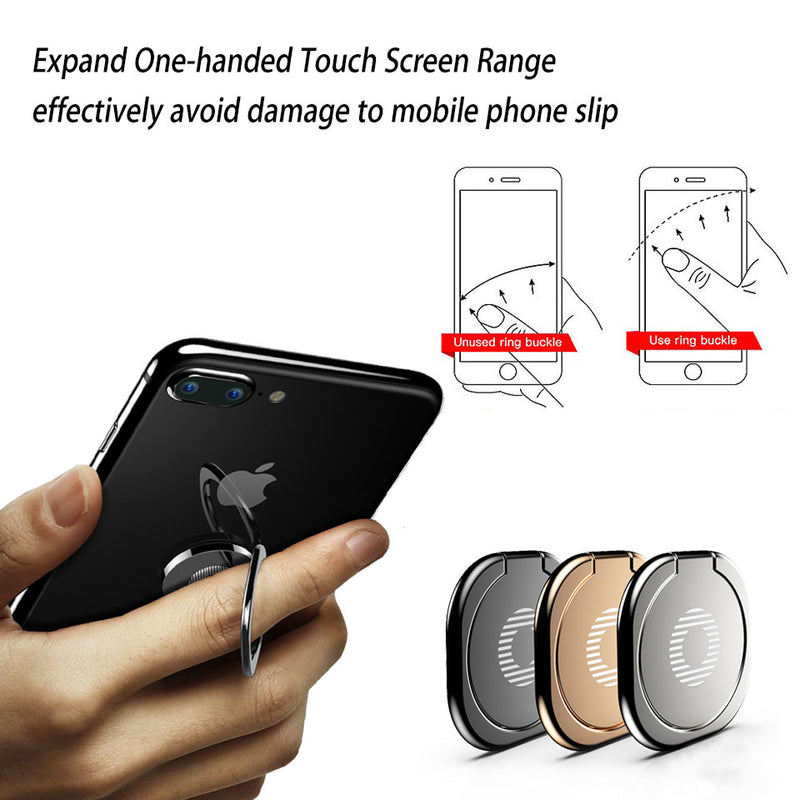Mini Dashboard Car Holder Magnetic Ring Phone Mobile Holder Universal For iPhone Samsung Oneplus 7
