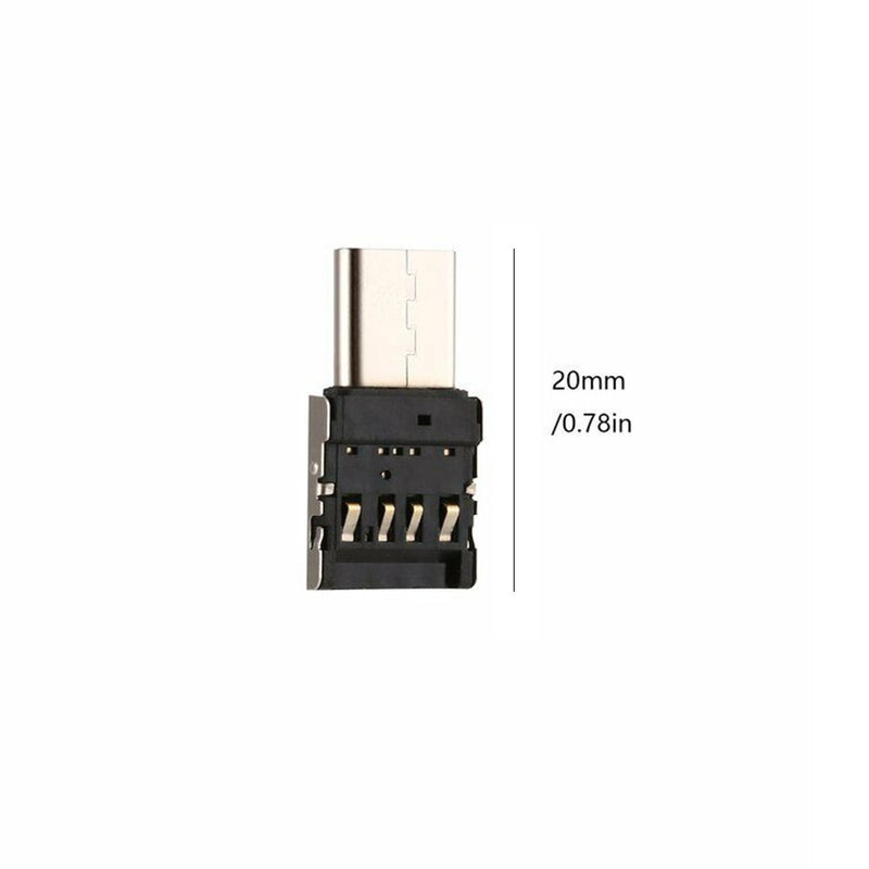 Mini Type C to USB OTG Connector Adapter for USB Flash Drive Phone