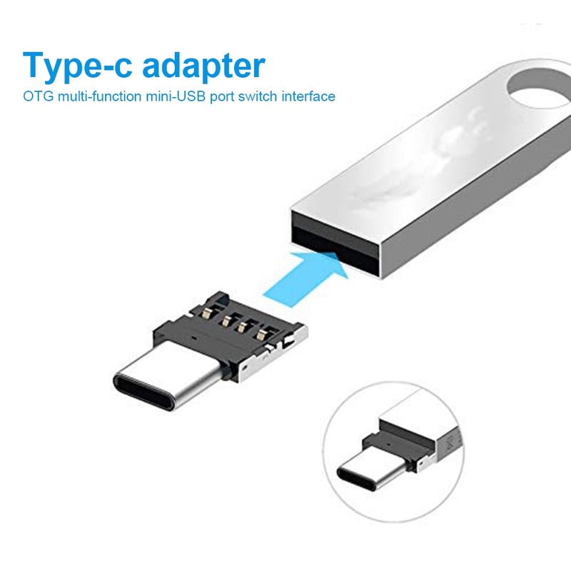 Mini Type C to USB OTG Connector Adapter for USB Flash Drive Phone