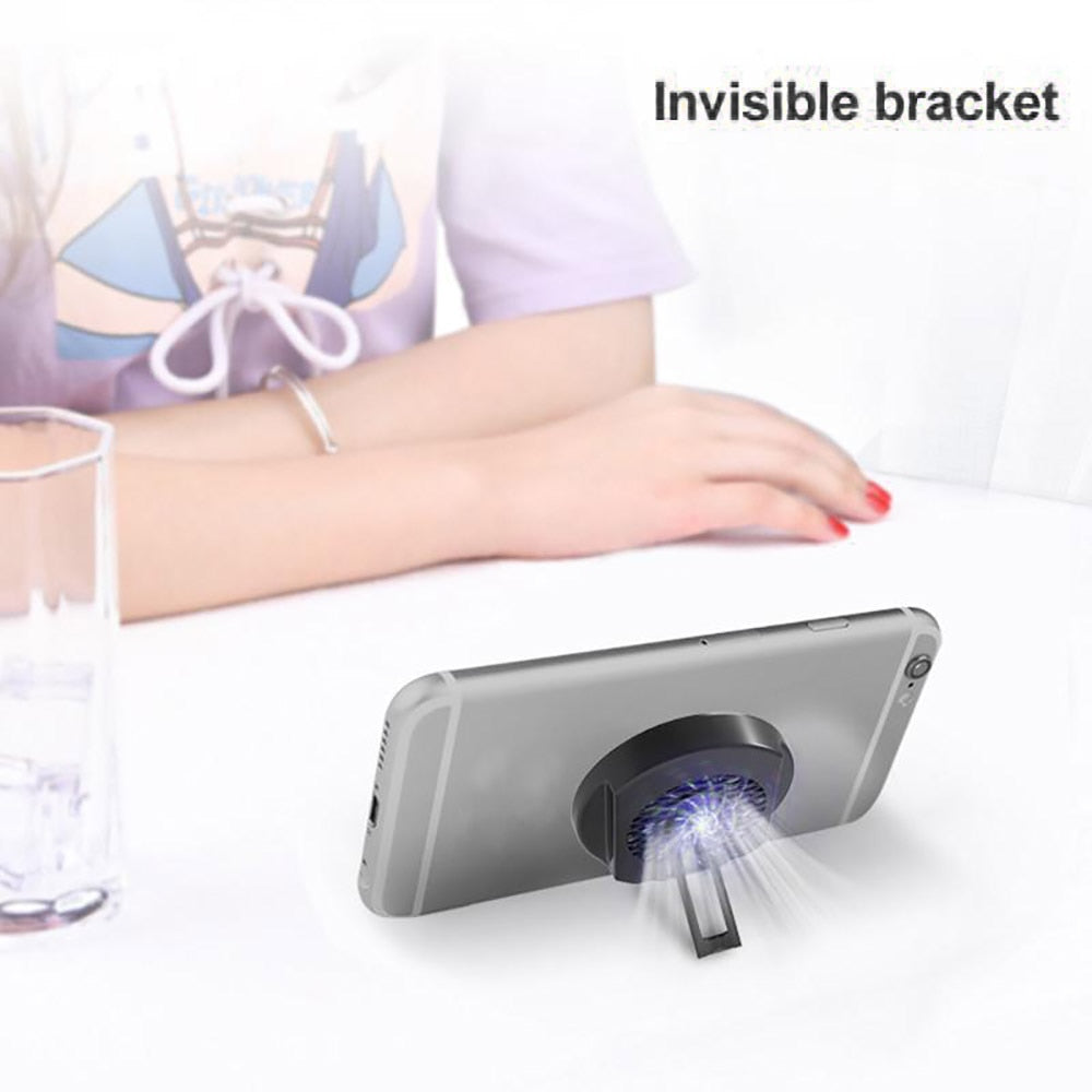 Mobile Phone Cooling Holder Foldable Fan Radiator Support Holder Bracket For IPhone Samsung Huawei
