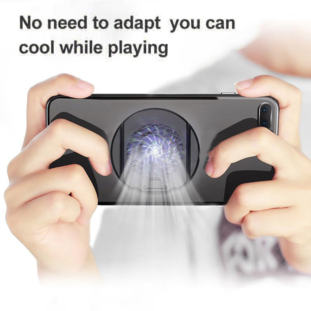 Mobile Phone Cooling Holder Foldable Fan Radiator Support Holder Bracket For IPhone Samsung Huawei
