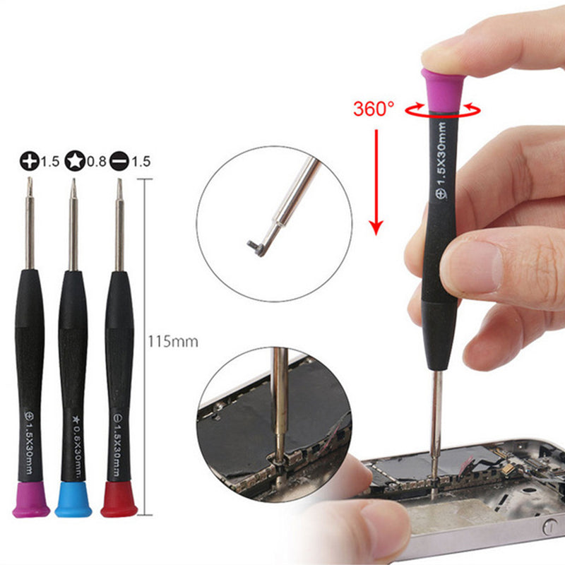Mobile Phone Repair Set Hand Disassembly Screwdrivers Screen Opening Plier Suction Cup Smartphone