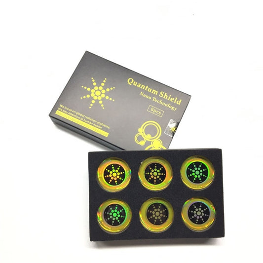 6-Piece Mobile Phone Anti-Radiation Stickers