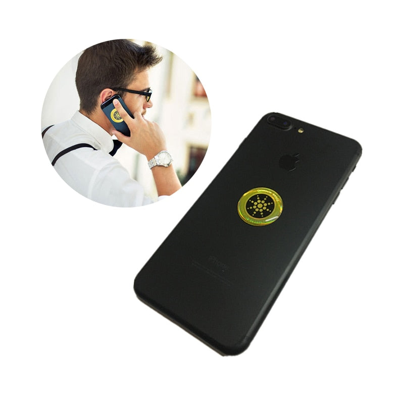 Mobile Phone Sticker 6-Piece for Negative Ions Anti-Radiation Protection Smartphone Computer