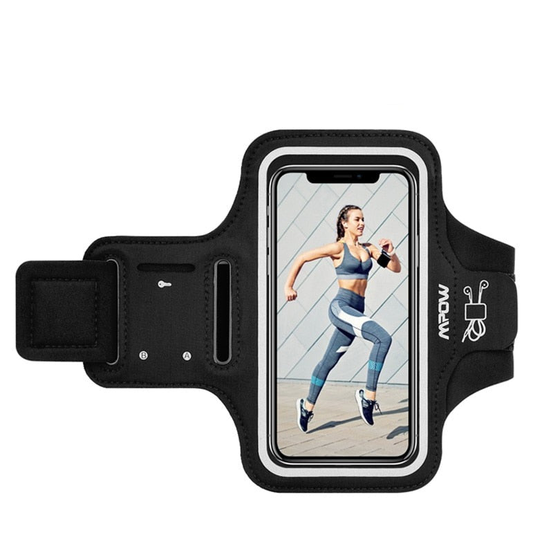 Universal Armband Belt for iPhone Xs Max XR X 8 Huawei P20 Samsung S9 Running Gym Arm