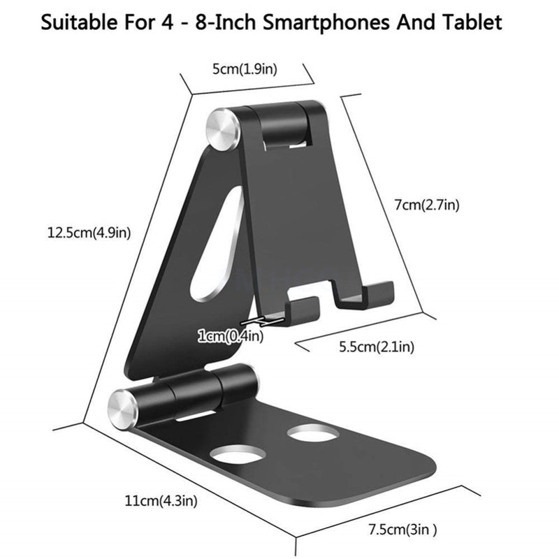 Rotary Tablet PC Smartphone Stand Foldable Mobile Phone Mount Universal Phone Holder