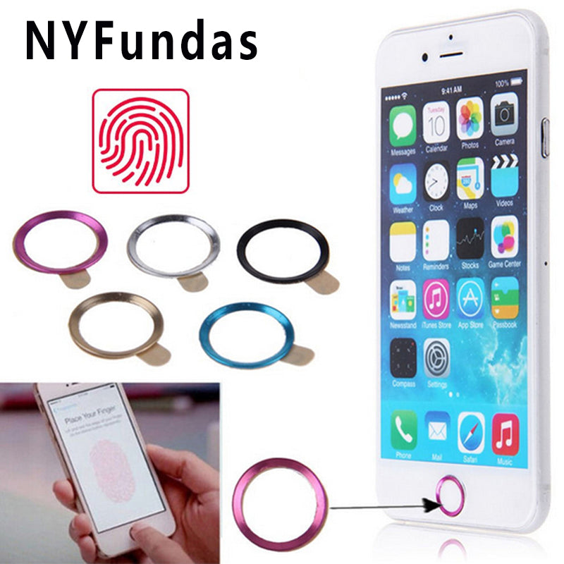 Touch ID Home Button Sticker for Apple iPhone 7 6S 6 Plus SE 5S 8 5C iPad Pro Support