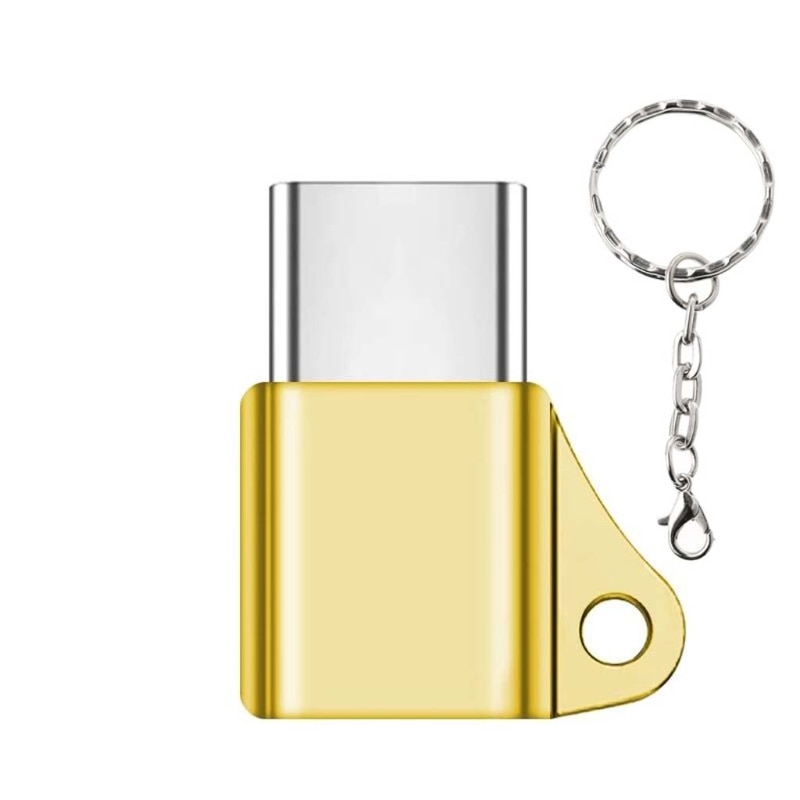 USB C 3.1 Type C Male to Micro USB Female Converter Connector Keychain For Huawei zte xiaomi