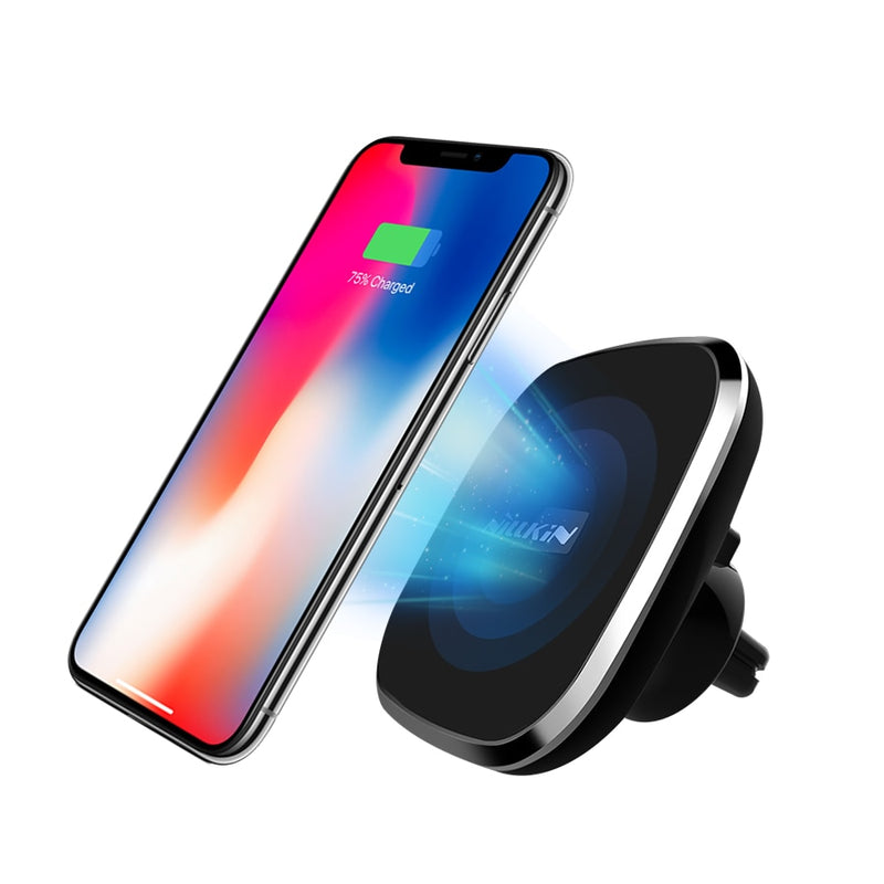 Nillkin Magnetic Car Wireless Charger Holder for iPhone 11 Xs Max Xr X for Galaxy S10 S9 Plus for