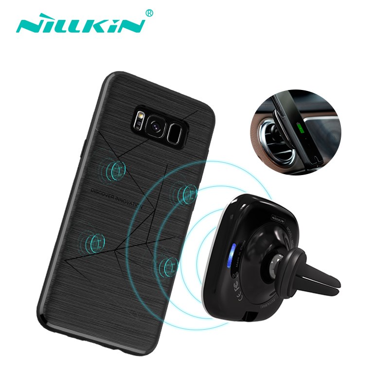 Nillkin Magnetic Car Wireless Charger Holder for iPhone 11 Xs Max Xr X for Galaxy S10 S9 Plus for