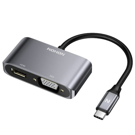 USB Type-C HUB to HDMI VGA Adapter for MacBook Samsung Galaxy S9/Note 9 Huawei P20 Pro Mate 20