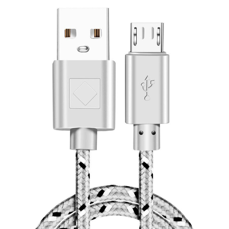 Nylon Braided Micro USB Cable Data Sync USB Charger Cable For Samsung HTC Huawei Xiaomi Android