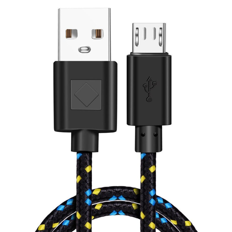 Nylon Braided Micro USB Cable Data Sync USB Charger Cable For Samsung HTC Huawei Xiaomi Android