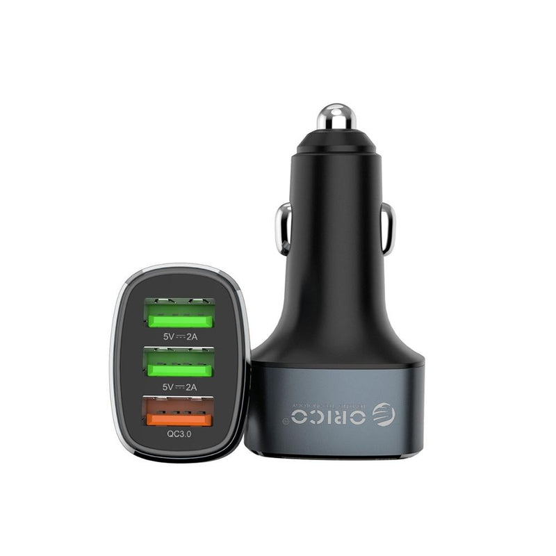 ORICO 38W Three USB Ports Quick Charge QC 3.0 Car Charger for iPhone 8 plus Samsung s8 Charger