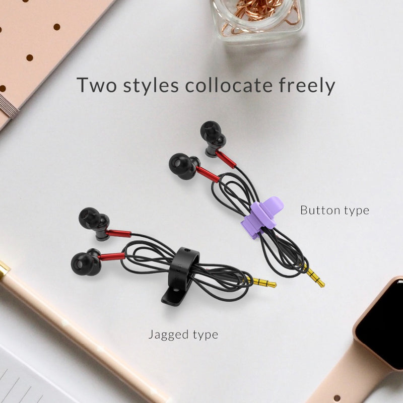 ORICO Silicone Phone Cable Organizer Wire Winder Cable Holder for Data Cable Mouse Cord Earphone
