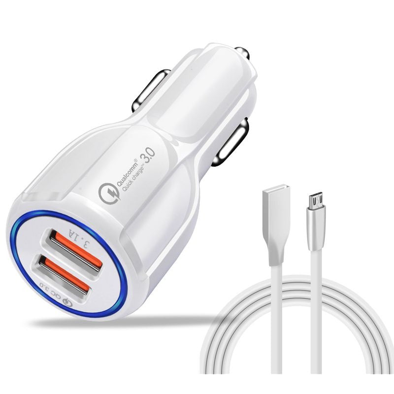 Car USB Charger Quick Charge 3.0 2.0 Mobile Phone Charger 2 Port USB Fast
