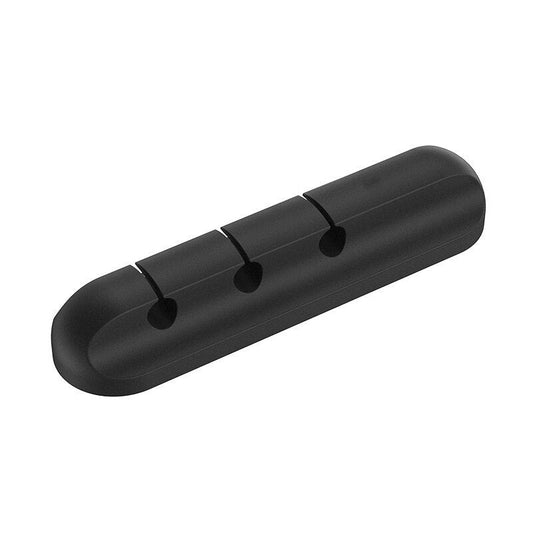 Overfly Cable Organizer Silicone USB Cable Winder Flexible Cable Management Clips Cable Holder For