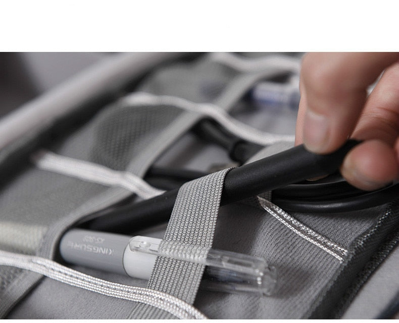 Portable Cable Storage Bag Organiser