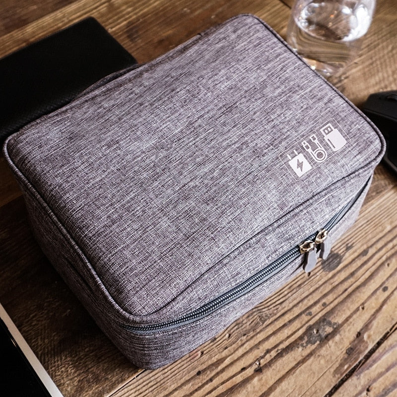 Portable Cable Storage Bag Organiser