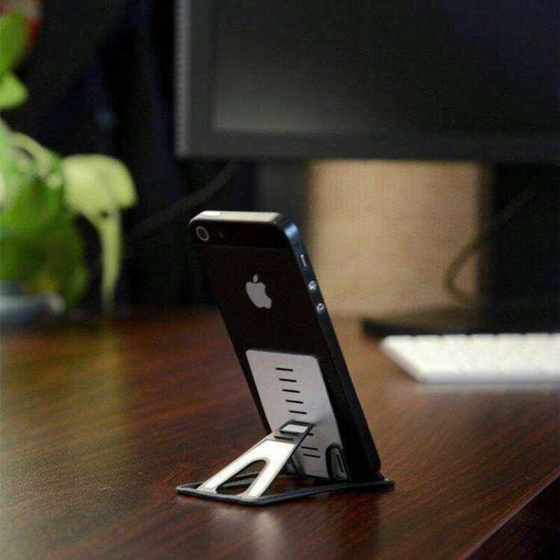 Universal Cell Phone Mini Card Stand Pocket Holder Desk Dock Cradle Table Desktop