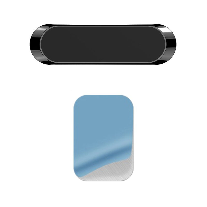 Magnetic Car Phone Holder Metal Mini Strip Shape Stand Universal iPhone Samsung Xiaomi Wall