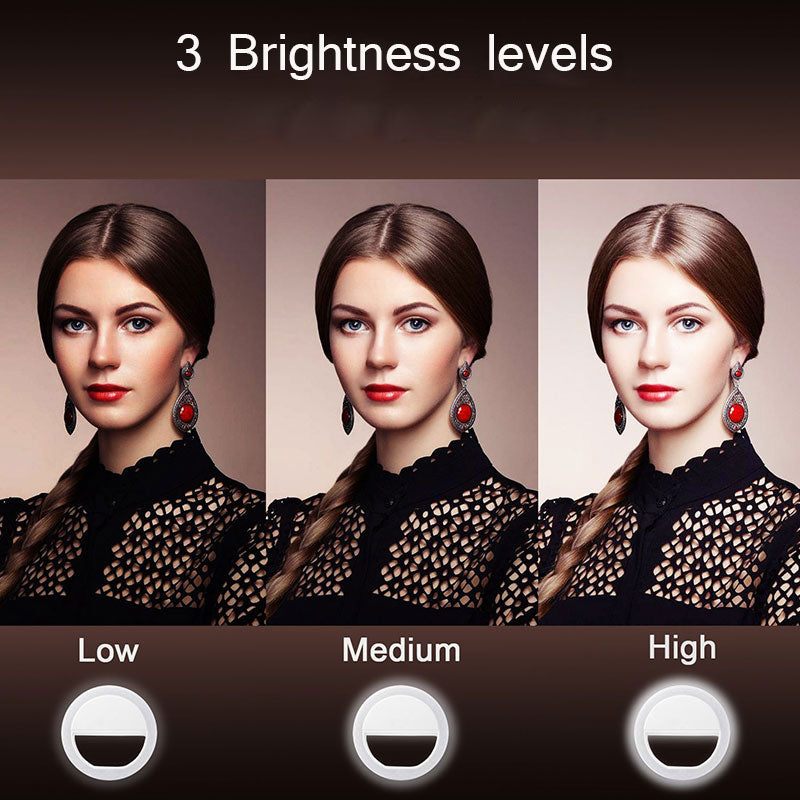 Selfie LED Ring Flash Light