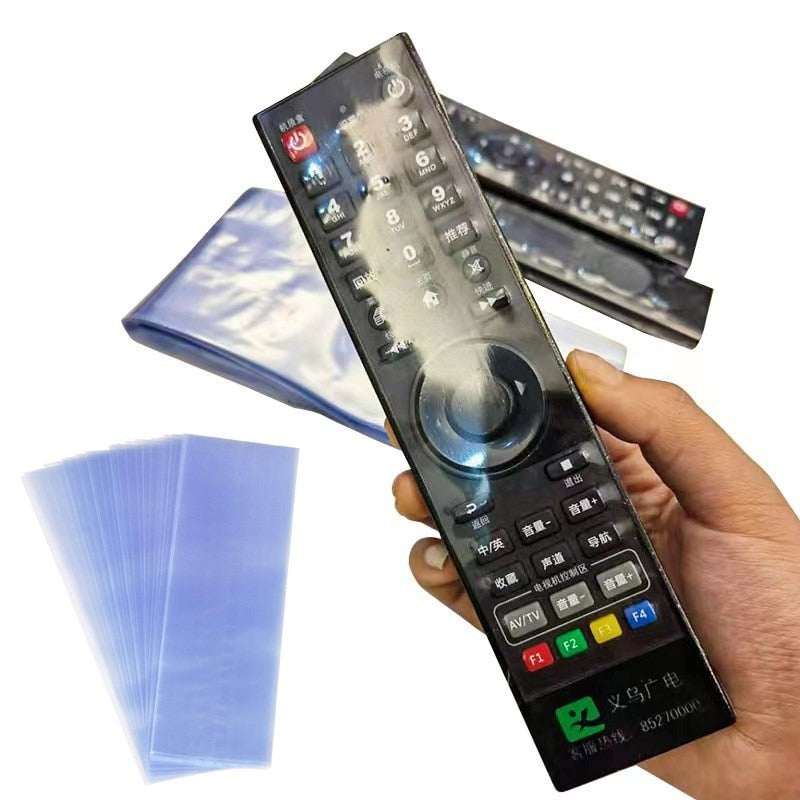 5/10/20-Piece Transparent Shrink Case Cover for TV Remote Control