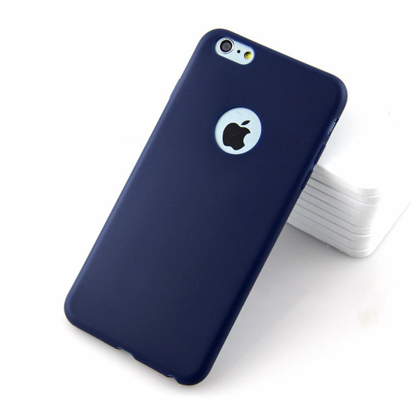 Soft Silicone Case for iPhone