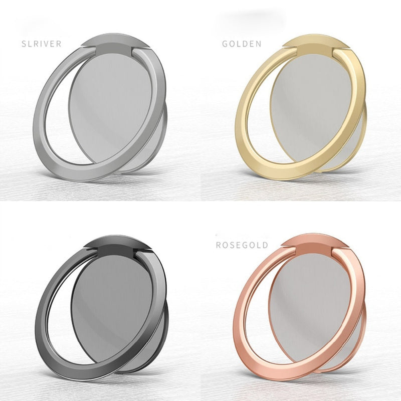 SOONHUA Mobile Phone Finger Ring 90 Degree Rotatable Smartphone Stand Holder For iPhone Samsung