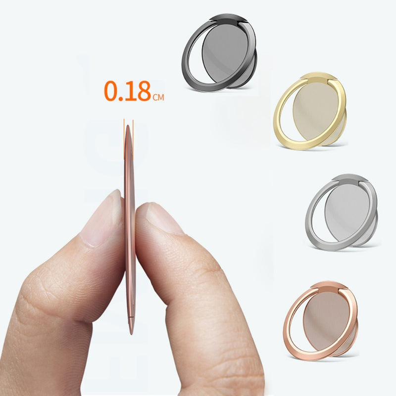 SOONHUA Mobile Phone Finger Ring 90 Degree Rotatable Smartphone Stand Holder For iPhone Samsung