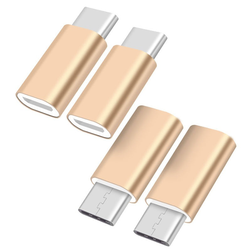 10-Piece USB Adapter USB Type C to Micro USB OTG Cable Type-C Converter Connector for